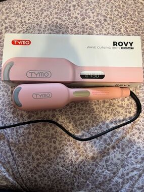 Tymo Rovy Compact Wave Curling Iron - Pink